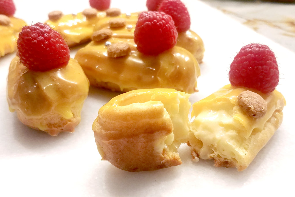 SugarNova's Lemon Cream Eclairs