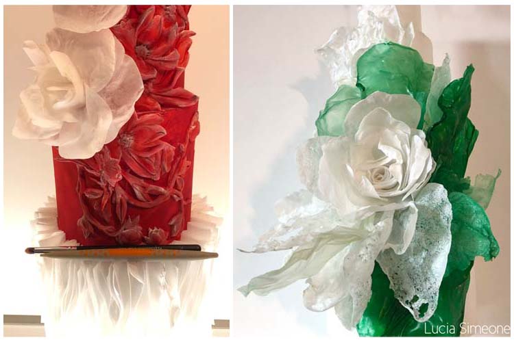 How to make a Wafer Paper Rose with Lucia Simeone - Innovative Sugarworks