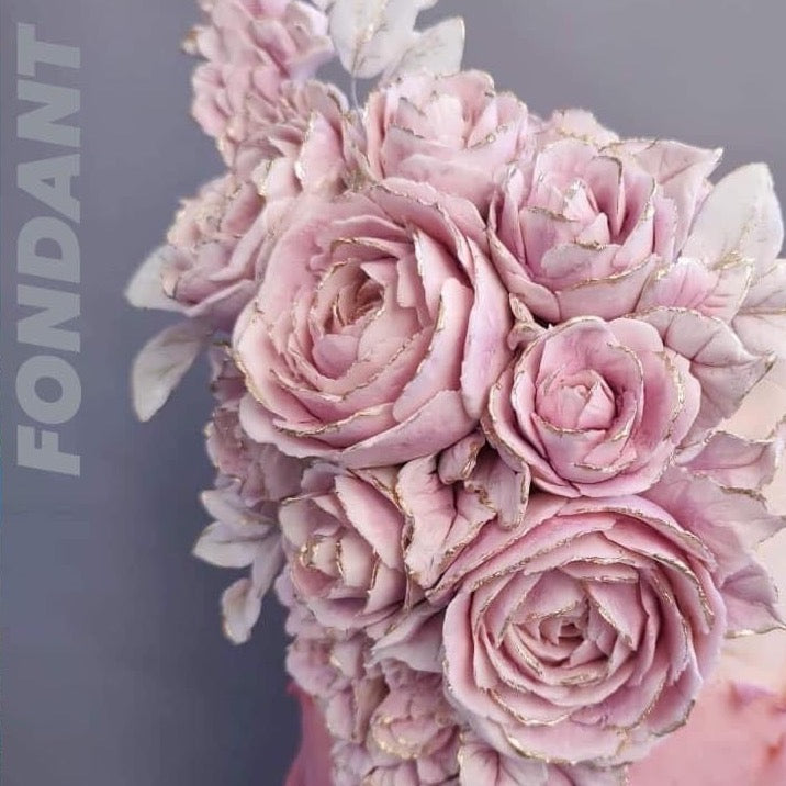 Set of 2 ADELLE ROSE Molds - 3D floral