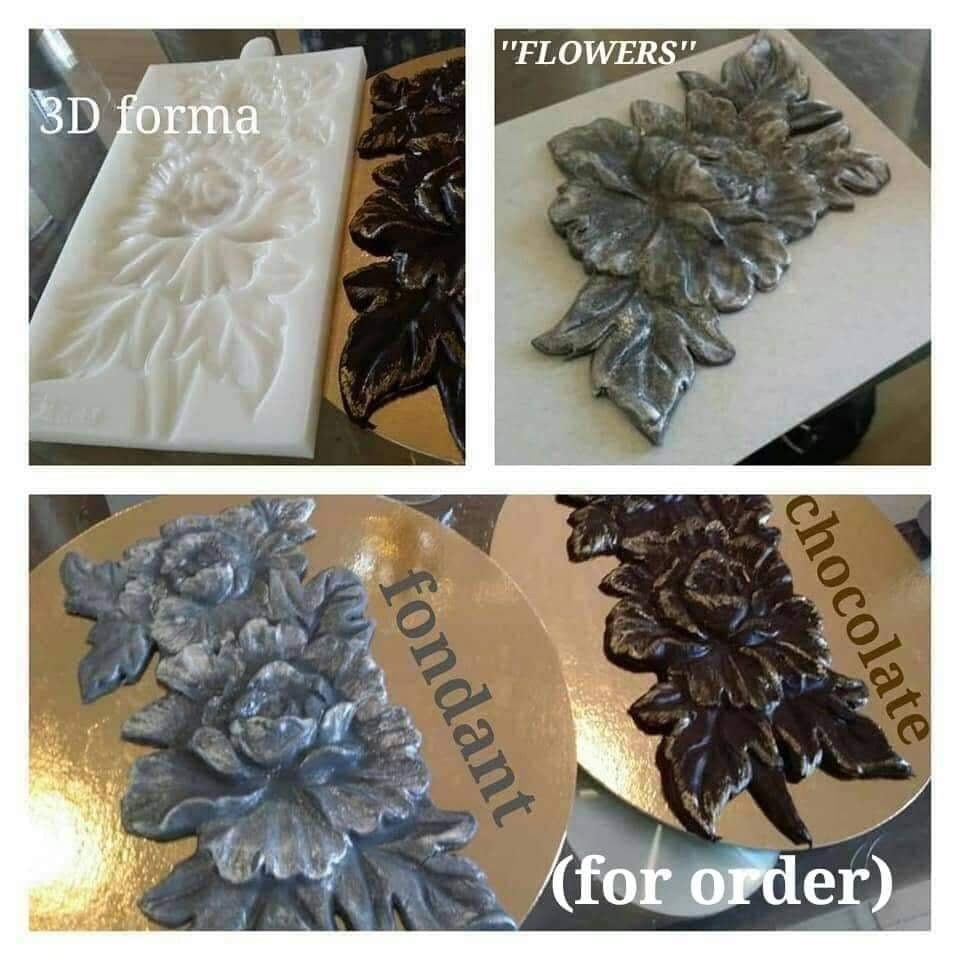 ROSES Mold - 3D floral - Innovative Sugarworks