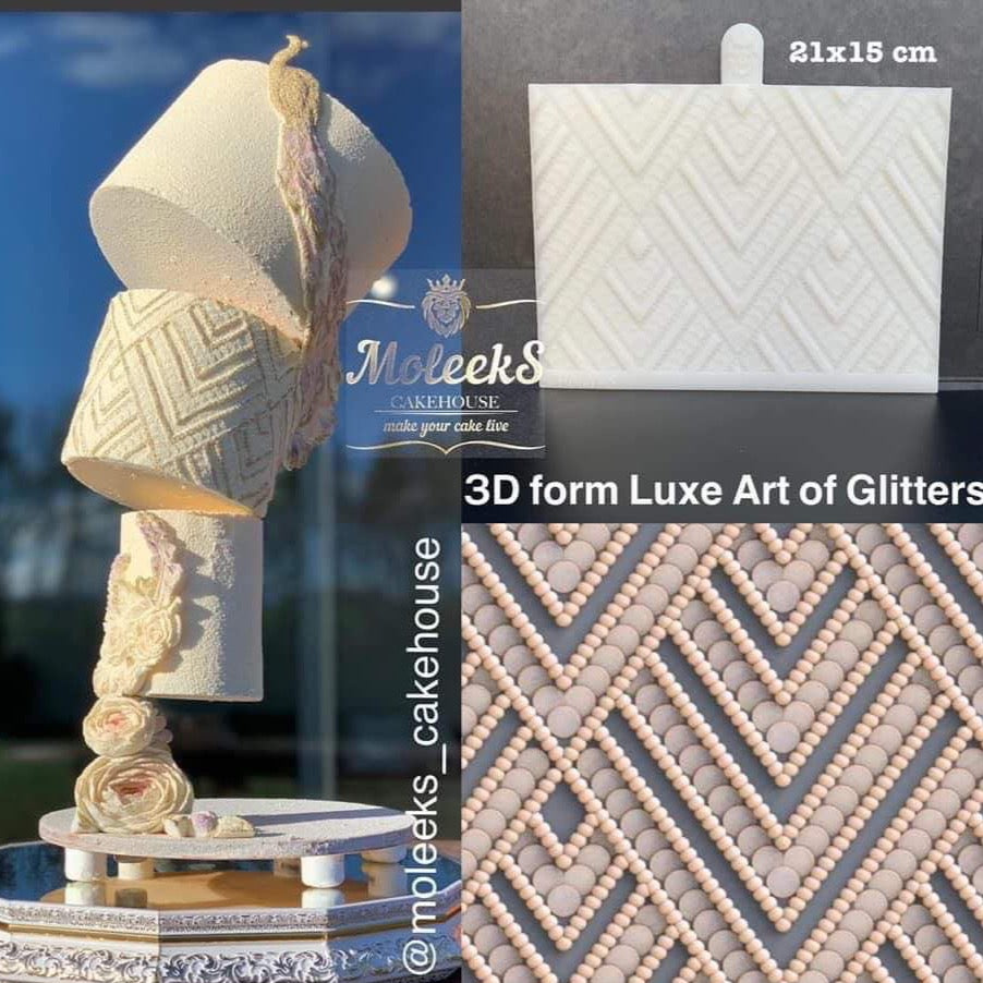 LUXE ART OF GLITTERS Mold - geometric