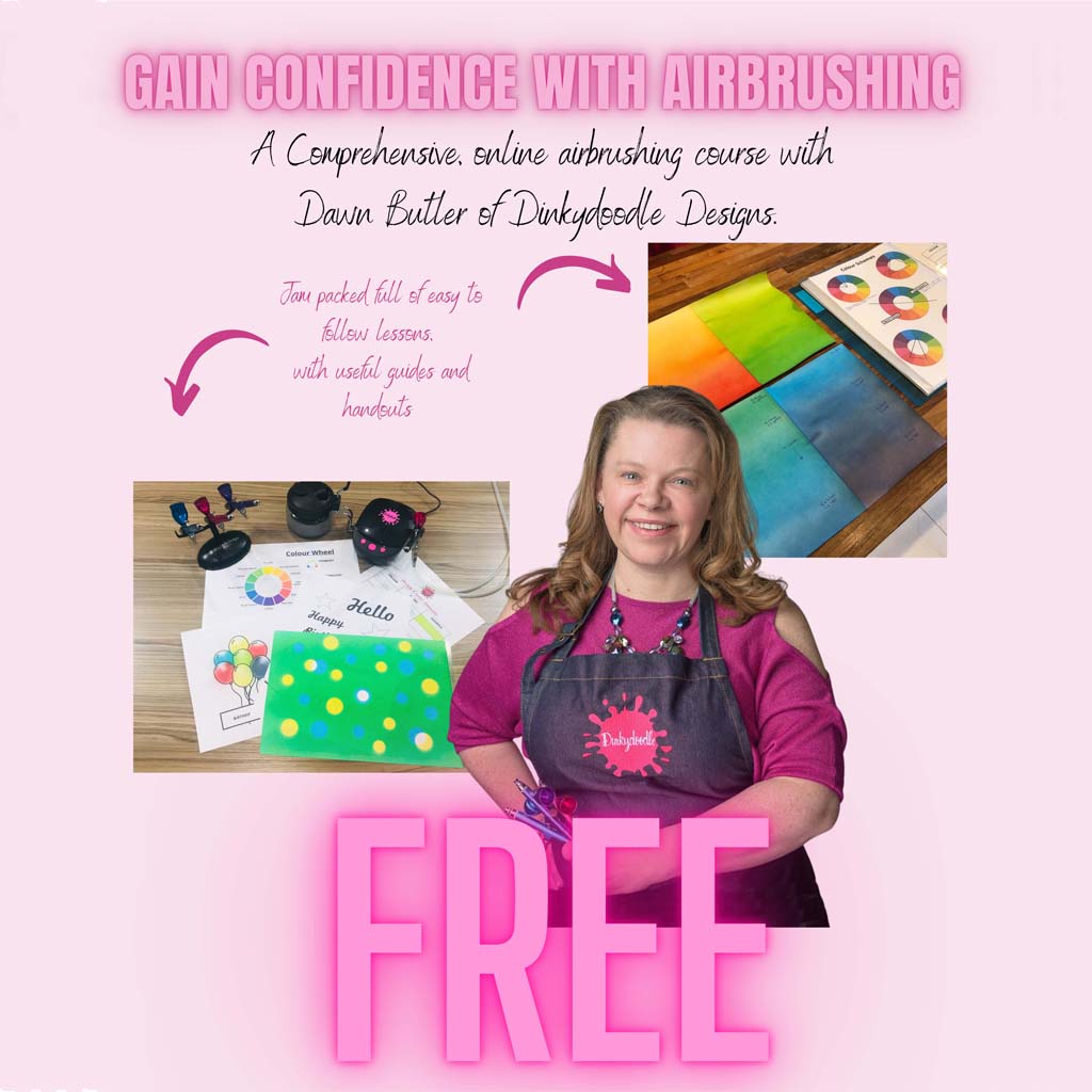 Dinkydoodle Airbrush Kit Bundle +FREE CLASS