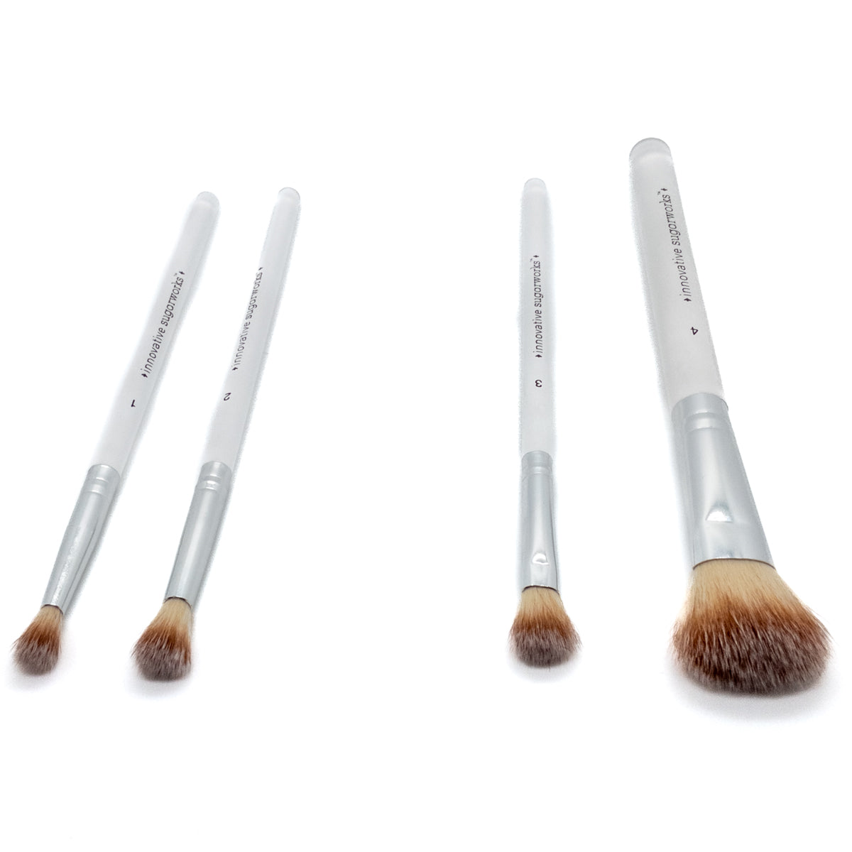 Innovative Sugarworks 6 Piece Fine Detail Artists' Brush Set with Case