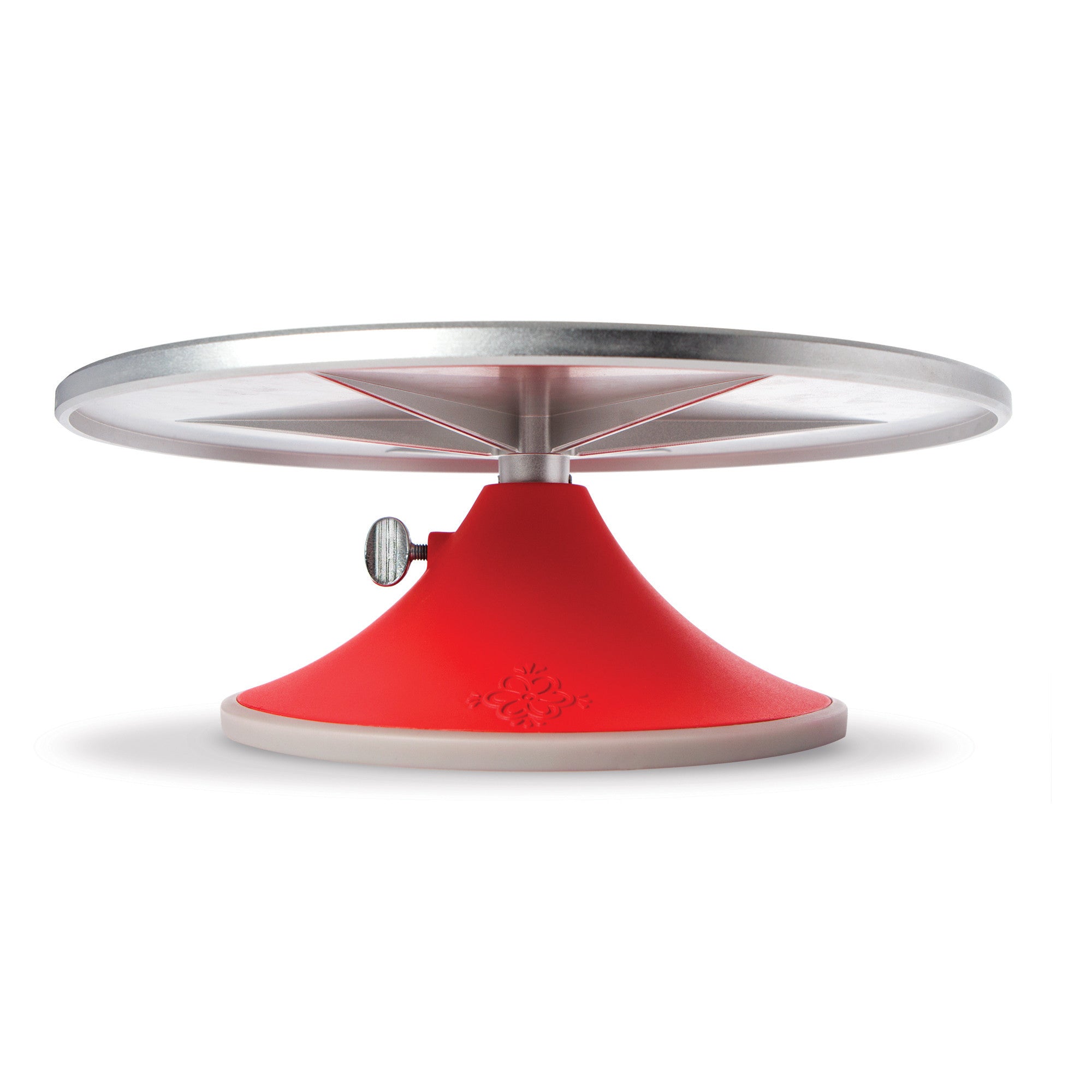 Round Cake Stand Rotating Wheel Cake Spinner Stand For Decorating